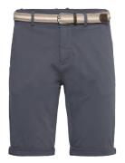 Superflex Chino Shorts W. Belt Lindbergh Navy