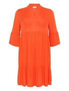 Kcmariana Ami Dress Kaffe Curve Orange