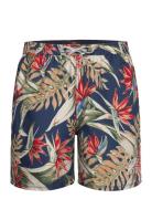 Hawaiian Print 16 Swim Short Superdry Navy