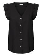 Byfalakka Ruffle Shirt - B.young Black