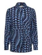 Printed Relaxed Fit Shirt Scotch & Soda Blue