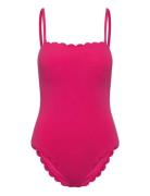 Scallop Bandeau Bs Hunkemöller Pink