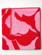 Unikko Bath Towel 70X150 Cm Marimekko Home Red