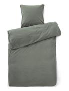 St Bed Linen 140X220/60X63 Cm Compliments Grey