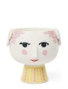 Eva Urtepotteskjuler På Fod Ø15.5 Cm Pink Bjørn Wiinblad Patterned