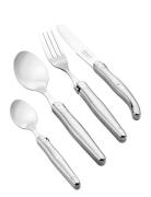 Cutlery Set 24 Pack Laguiole Style De Vie Silver