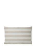 Outdoor Stripe Cushion Compliments Beige
