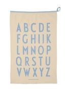 Premium Classic Tea Towel Design Letters Beige