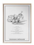 Säsongens Grönsaker Kunskapstavlan® White