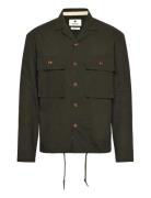 Akotto Cot/Linen Overshirt Anerkjendt Khaki