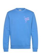 Regular Fit Left Chest Logo Sweatshirt Scotch & Soda Blue