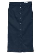 Vmwild Alvida Button Hr 7/8 Clr Skirt Vero Moda Navy