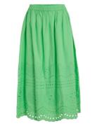 Vimette Hw Midi Skirt Vila Green