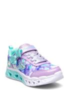 Girls Flutter Heart Lights Blurred Love Skechers Patterned