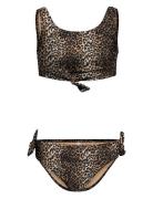 Kogbeach Knot Bikini Set Acc Kids Only Brown