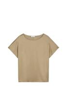 Shirts/Blouses Short Sleeve Marc O'Polo Beige
