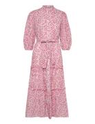 Kate Long Dress A-View Pink