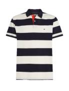 Blocking Contrast Placket Polo Tommy Hilfiger Navy