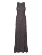 Seaside Dress Plum Grey Jacquard Hope Grey