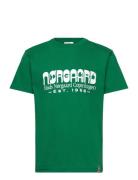 Printed Tee Thorlino Tee Mads Nørgaard Green
