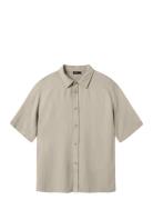 Nlnfinen Ss Shirt LMTD Beige