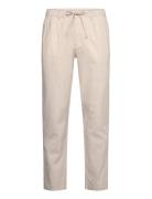 Striped Linen Pants Lindbergh Cream