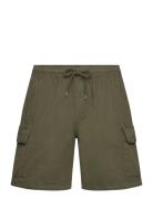 Cotton Ripstop Cargo Shorts Mads Nørgaard Green