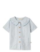 Nmfhazelle Ss Loose Shirt Lil Lil'Atelier Blue