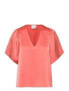 Dante6-Arvi Satin Butterfly Sleeve Top Dante6 