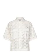 Dante6-Toddy Broderie Anglaise Shirt Dante6 White