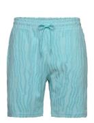 Cotton Terry Jacquard Shorts Scotch & Soda Blue