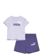 Minicats Ess Tee And Shorts Set Inf PUMA Blue