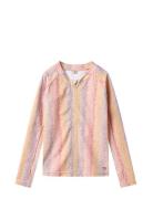 Swim T-Shirt L/S Zip Ada Wheat Pink