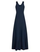 Textured Linen Tank Maxi Dress Tommy Hilfiger Navy