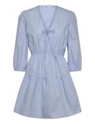 Tjw Poplin Tiered Mini Dress Ext Tommy Jeans Blue
