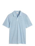 Linen Ss Polo GANT Blue