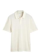 Linen Ss Polo GANT Cream