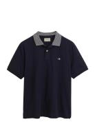 Tipping Detail Polo GANT Blue