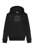 Hooded Sweatshirt Hugo Kids Black