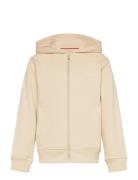 Hooded Cardigan Hugo Kids Beige