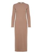 Daniela Rib Dress Once Untold Beige