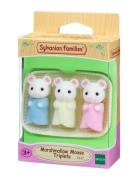 Marshmallow Mouse Triplets Sylvanian Families Patterned