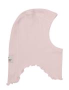 Balaclava Fleece Emb. W. Lin Huttelihut Pink