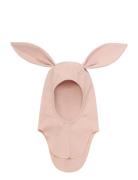Balaclava Ears Cotton Rib Huttelihut Pink
