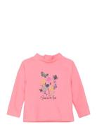 Baby T-Shirt L/S W Application Color Kids Pink