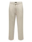 Onssinus Loose Visc Lin 0075 Pnt Cs ONLY & SONS Cream