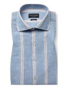 Bs Correa Casual Modern Fit Shirt Bruun & Stengade Blue