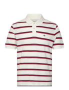 Striped Ss Polo GANT White