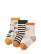 Silas Socks 3-Pack Liewood Cream