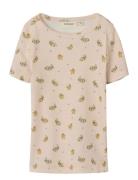 Nmflavo Kis Ss Slim Top Lil Lil'Atelier Pink